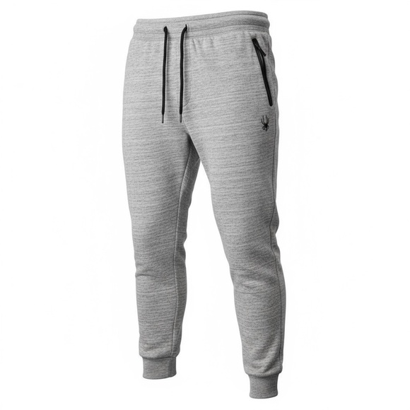 Spyder Active Pro-Web Men's Heather Gray Joggers - Picture 1 of 3